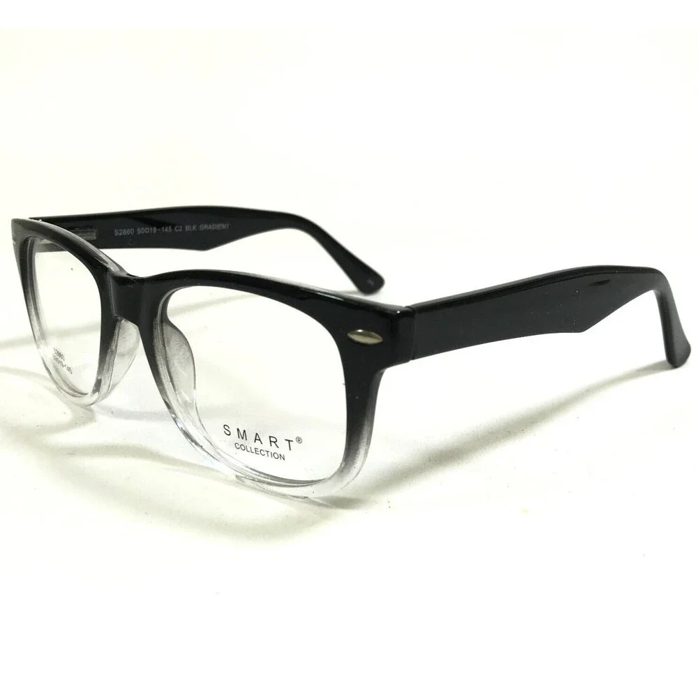 Smart Collection Eyeglasses Frames S2860 C2 BLK GRADIENT Clear Square 50-19-145